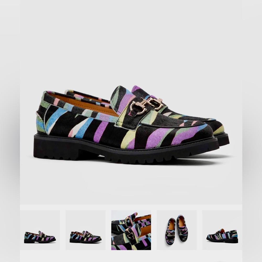 Marc Nolan Ms. Boulevard Night Sky Suede Loafers
